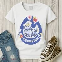 Easter Egg Hunt Champion Women's T-Shirt thumb 3