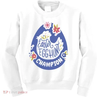 Easter Egg Hunt Champion Kids Sweatshirt