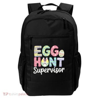 Easter Egg Hunt Supervisor Funny Mom Dad Backpack