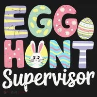 Easter Egg Hunt Supervisor Funny Mom Dad Bucket Hat thumb 4