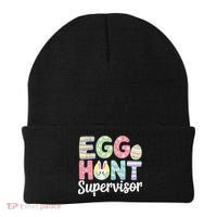 Easter Egg Hunt Supervisor Funny Mom Dad Beanie thumb 0