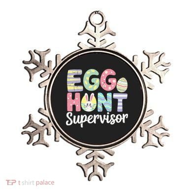 Easter Egg Hunt Supervisor Funny Mom Dad Ornament