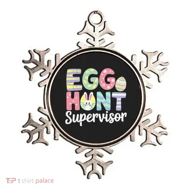 Easter Egg Hunt Supervisor Funny Mom Dad Ornament
