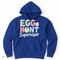 Easter Egg Hunt Supervisor Funny Mom Dad Hoodie thumb 0