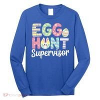 Easter Egg Hunt Supervisor Funny Mom Dad Long Sleeve Shirt thumb 0