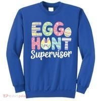 Easter Egg Hunt Supervisor Funny Mom Dad Sweatshirt thumb 0