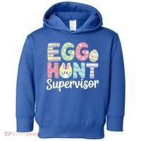 Easter Egg Hunt Supervisor Funny Mom Dad Toddler Hoodie thumb 0