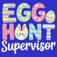 Easter Egg Hunt Supervisor Funny Mom Dad Women's Long Sleeve Shirt thumb 2