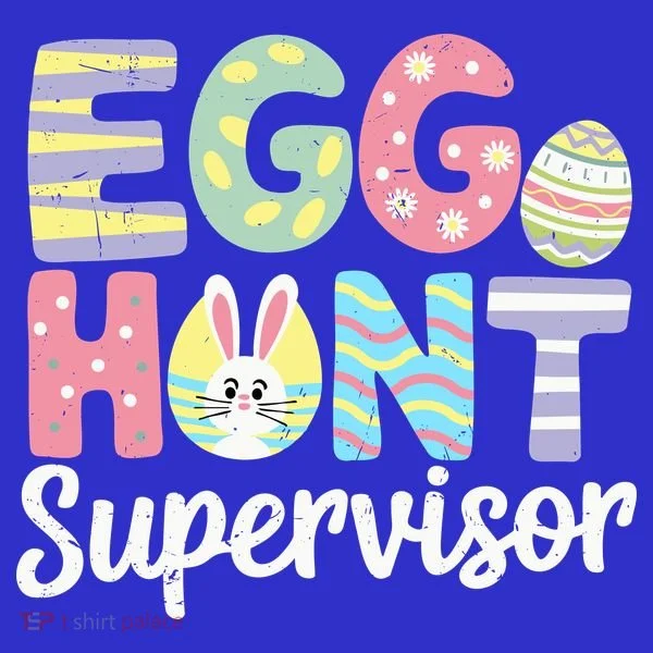 Easter Egg Hunt Supervisor Funny Mom Dad Women's Long Sleeve Shirt