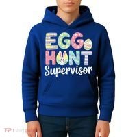 Easter Egg Hunt Supervisor Funny Mom Dad Kids Hoodie thumb 4