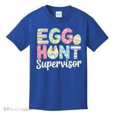 Easter Egg Hunt Supervisor Funny Mom Dad Kids T-Shirt