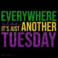 Everywhere Else Its Just Another Tuesday Mardi Gras Backpack thumb 2