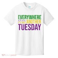 Everywhere Else Its Just Another Tuesday Mardi Gras Kids T-Shirt thumb 0