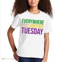 Everywhere Else Its Just Another Tuesday Mardi Gras Kids T-Shirt thumb 2