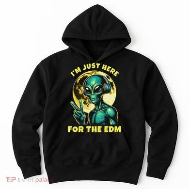 Edm Electronic Music Dj Funny Rave Alien Hoodie