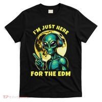 Edm Electronic Music Dj Funny Rave Alien T-Shirt thumb 0