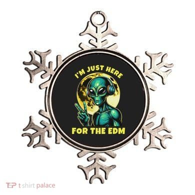 Edm Electronic Music Dj Funny Rave Alien Ornament