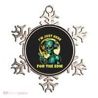 Edm Electronic Music Dj Funny Rave Alien Ornament thumb 0