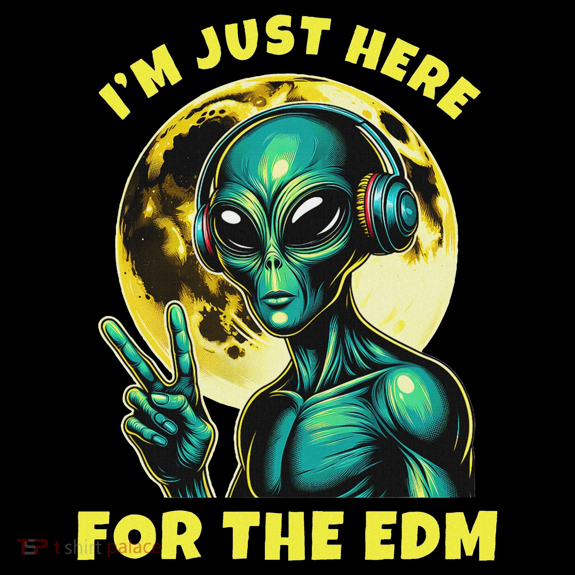 Edm Electronic Music Dj Funny Rave Alien Baby Bodysuit