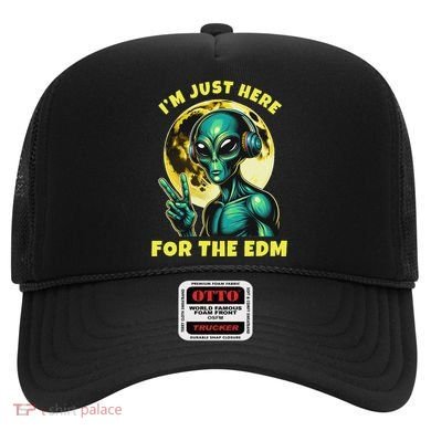 Edm Electronic Music Dj Funny Rave Alien Hat