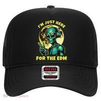 Edm Electronic Music Dj Funny Rave Alien Hat thumb 0