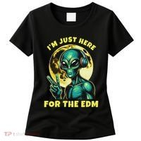 Edm Electronic Music Dj Funny Rave Alien Women's T-Shirt thumb 0