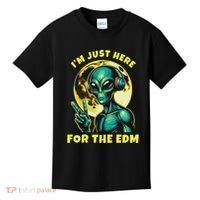 Edm Electronic Music Dj Funny Rave Alien Kids T-Shirt thumb 0