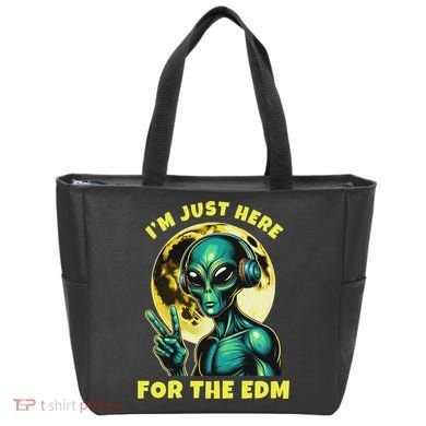 Edm Electronic Music Dj Funny Rave Alien Tote Bag