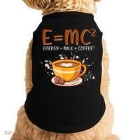 E=mc2 Energy= Milk Coffee2 Coffee Lovers Doggie Tank thumb 0