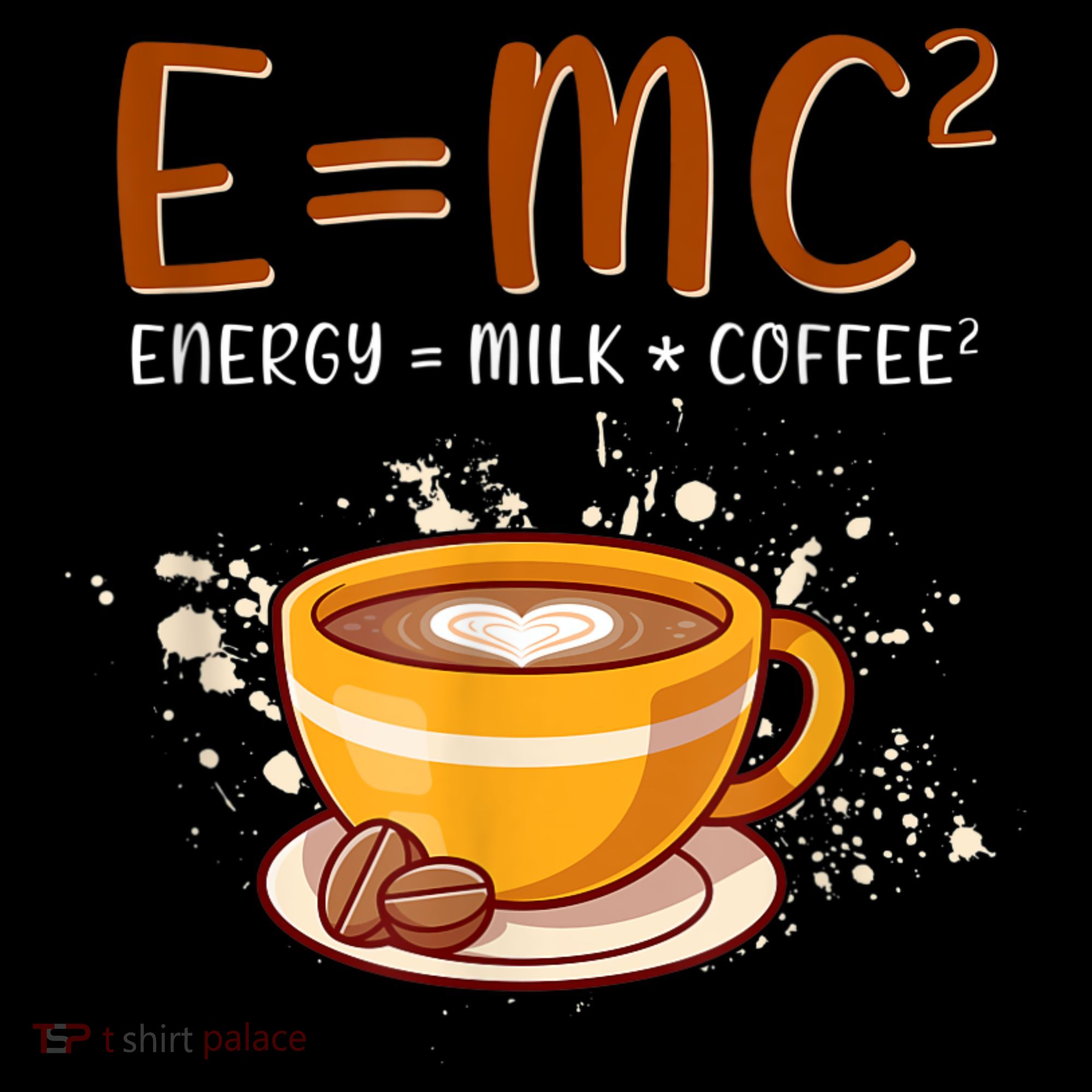 E=mc2 Energy= Milk Coffee2 Coffee Lovers Visor
