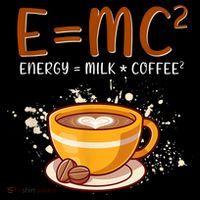E=mc2 Energy= Milk Coffee2 Coffee Lovers Kids Colorblock Raglan Jersey thumb 2