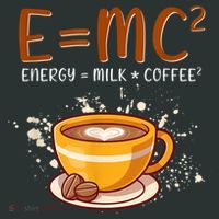 E=mc2 Energy= Milk Coffee2 Coffee Lovers Baby Bodysuit thumb 2