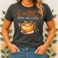 E=mc2 Energy= Milk Coffee2 Coffee Lovers Women's T-Shirt thumb 2