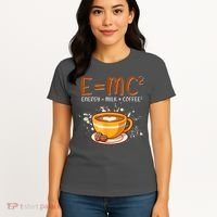 E=mc2 Energy= Milk Coffee2 Coffee Lovers Women's T-Shirt thumb 4