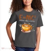 E=mc2 Energy= Milk Coffee2 Coffee Lovers Kids T-Shirt thumb 2