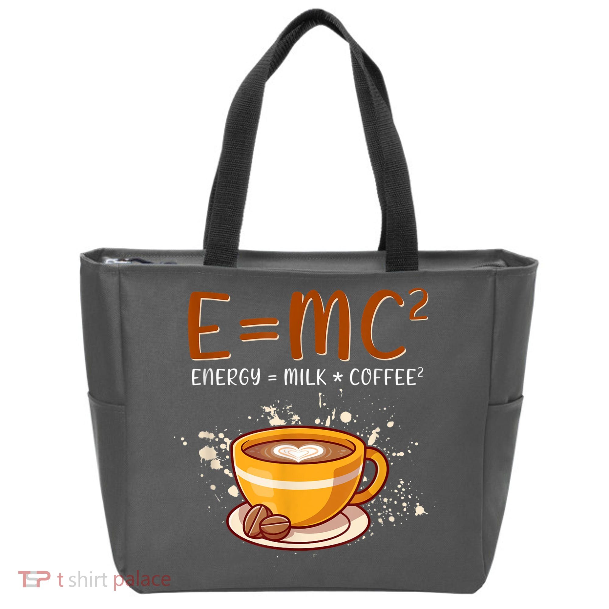 E=mc2 Energy= Milk Coffee2 Coffee Lovers Tote Bag