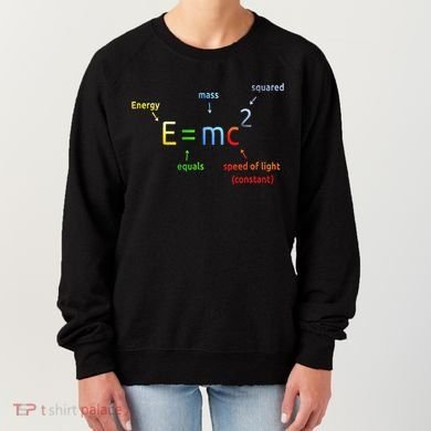 E Equals M C Squared E=Mc2 Science Equation Women's Sweatshirt