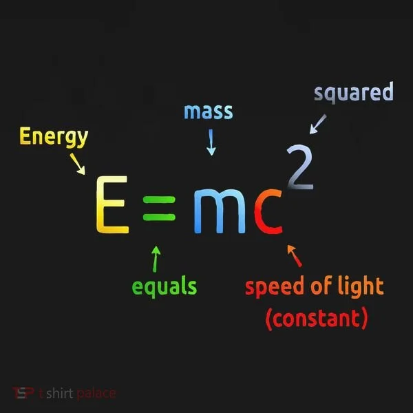 E Equals M C Squared E=Mc2 Science Equation Doggie Tank