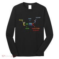 E Equals M C Squared E=Mc2 Science Equation Long Sleeve Shirt thumb 0