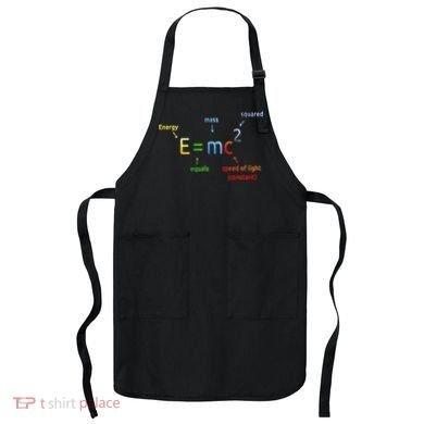 E Equals M C Squared E=Mc2 Science Equation Apron