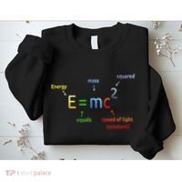 E Equals M C Squared E=Mc2 Science Equation Sweatshirt thumb 2