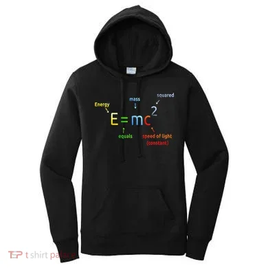 E Equals M C Squared E=Mc2 Science Equation Women's Hoodie