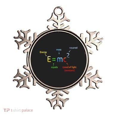 E Equals M C Squared E=Mc2 Science Equation Ornament