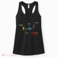 E Equals M C Squared E=Mc2 Science Equation Women's Tank Top thumb 0
