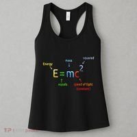 E Equals M C Squared E=Mc2 Science Equation Women's Tank Top thumb 3