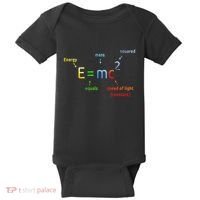 E Equals M C Squared E=Mc2 Science Equation Baby Bodysuit thumb 0