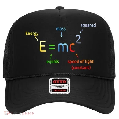 E Equals M C Squared E=Mc2 Science Equation Hat