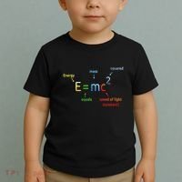 E Equals M C Squared E=Mc2 Science Equation Toddler T-Shirt thumb 2