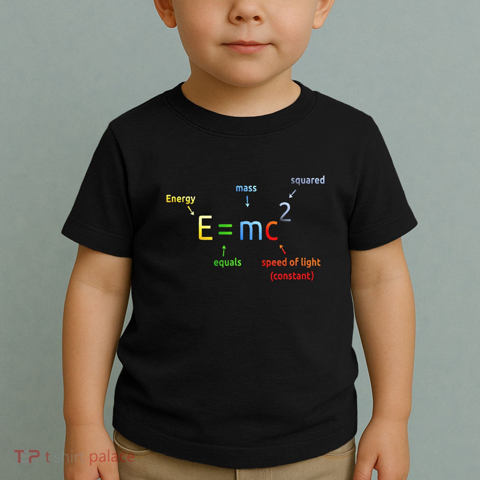E Equals M C Squared E=Mc2 Science Equation Toddler T-Shirt
