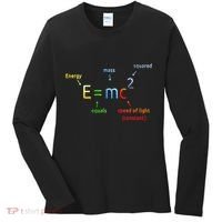 E Equals M C Squared E=Mc2 Science Equation Women's Long Sleeve Shirt thumb 0